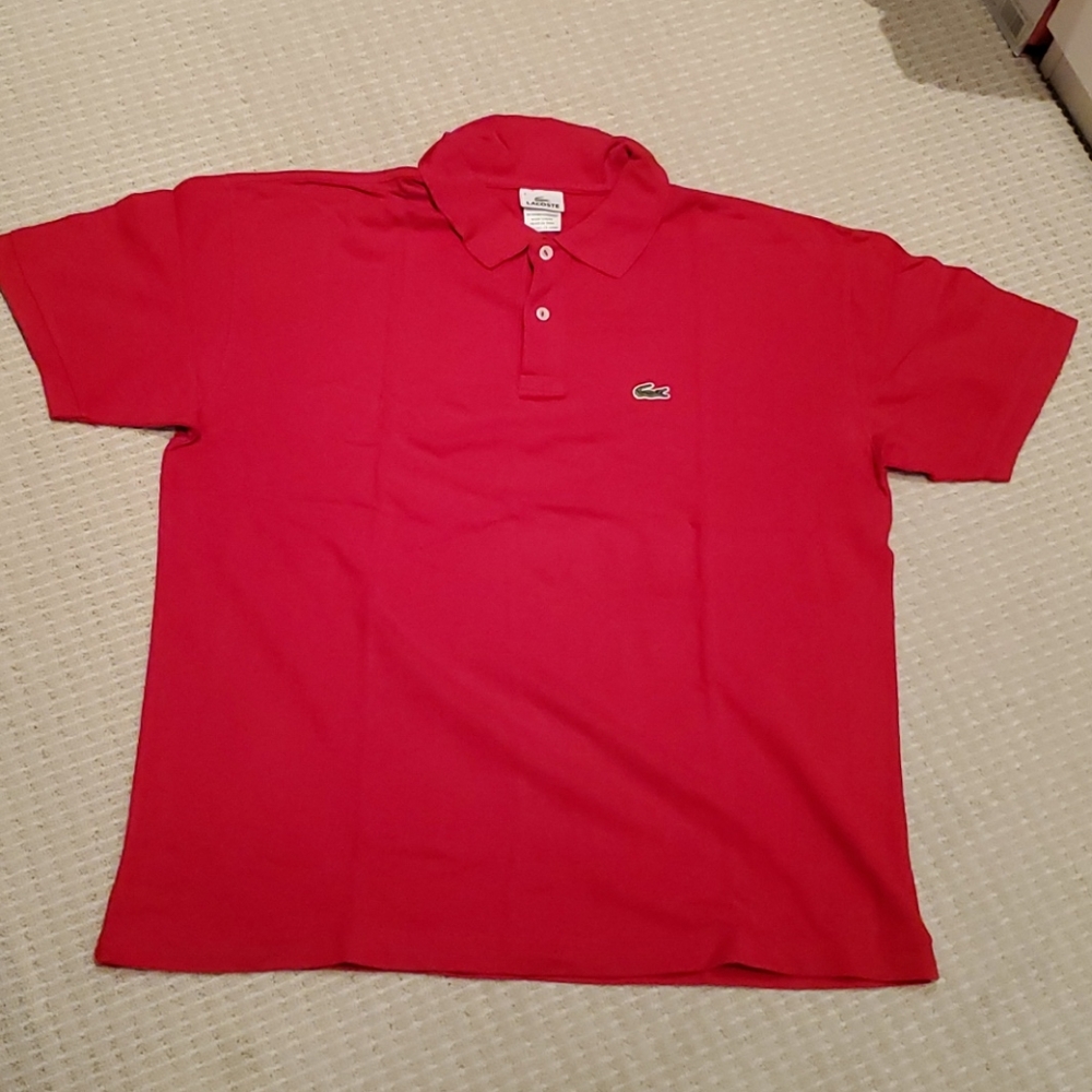 Men's Lacoste Red Polo T-Shirt